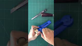 Leather Keychain Making [upl. by Benyamin]