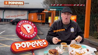 Trying POPEYES for the FIRST TIME [upl. by Leitnahs431]