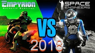 Space engineers VS Empyrion galactic survival in 2018  In depth comparison [upl. by Kieryt786]