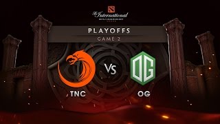 OG vs TNC  Lower Bracket  Game 2  The International 6 [upl. by Ohcamac]