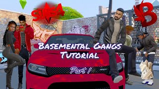 The Sims 4  Lets Play Basemental Gangs  Part 1 [upl. by Wisnicki40]