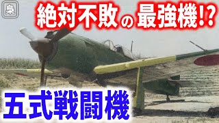 偶然の産物「五式戦闘機」が大戦末期に活躍できた理由に迫る！【梟軍事情報局】 [upl. by Larcher]