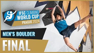 🔥IFSC Mens Final World Cup PRAGUE 2024 [upl. by Acnalb]