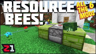 Resourceful Bees Are AMAZING  All The Mods 6 Minecraft Ep10  Z1 Gaming [upl. by Eronaele]