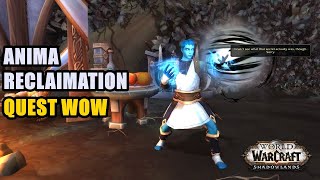 Anima Reclamation Quest WoW [upl. by Clio]