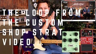 The 3 Easy Chords Loop From Our Fender Custom Strat Video  Plus Tips For Looping and Improvisation [upl. by Hesoj]