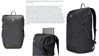 NEW BODYPACK SOLOMON LAPTOP BACKPACK 21L  920002268  TAS LAPTOP TERBARU BODYPACK MARET 2024 [upl. by Amuh802]