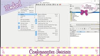 Embird Configurações Iniciais [upl. by Soule359]