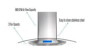 How to install kitchen ductless range hood under the cabinet  easy way [upl. by Hen]