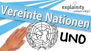 Vereinte Nationen UNO einfach erklärt explainity® Erklärvideo [upl. by Conant]