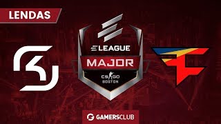 ELEAGUE Major Boston 2018 Dia 7 SK x FaZe Cache [upl. by Seniag]