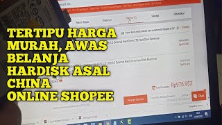 Beli Hardisk Murah Dibongkar Isinya Ternyata Seperti Ini  Di Shopee [upl. by Mirabella930]