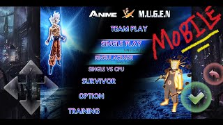 MUGEN MOBILE  Easy Tutorial Gameplay at End [upl. by Anivram]