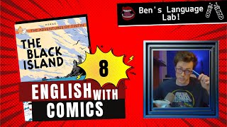 Learn English with Comics 8  Tintin in The Black Island [upl. by Earej]