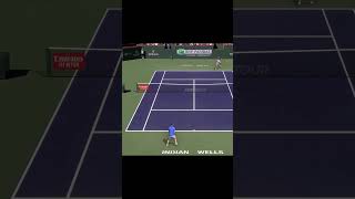 Tennis Elbow 4 Federer Great Defense And Boom Forehand Winner vs Nadal shorts [upl. by Aikemet]