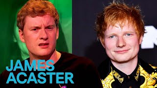 Jimmy Carr Did Backing Vocals On Ed Sheerans Single  James Acaster  Big Fat Quiz Of The Year 2021 [upl. by Colline713]