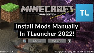 How To Manually Install Mods In TLauncher Using Jar File And Any Mod [upl. by Acim]