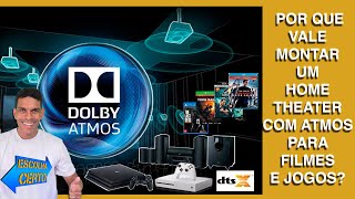 Dolby Atmos Testando na Minha Sala com Filmes e Jogos [upl. by Friedlander]