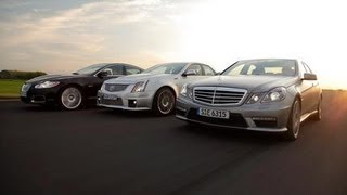 BRABUS MercedesAMG E63 S 4Matic vs Cadillac CTSV [upl. by Aniraz]