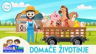 Domaće životinje  Životinje za decu  Učimo životinje 🚜🐷🐮 [upl. by Jonette]