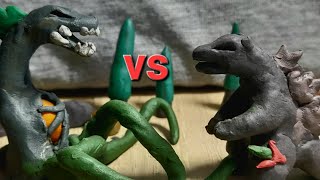 Biollante vs Godzilla animation [upl. by Aihsas329]