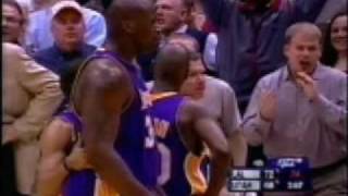 Shaq dunks on Ak47 and gets ejected [upl. by Trovillion]