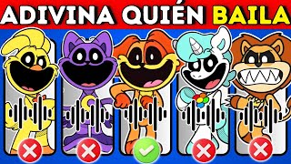 ¡ADIVINA QUIÉN BAILA 2😀Critters Sonrientes Y Poppy Playtime🥰🎶Huggy Wuggy💙Catnap💜Dog Day🧡Kissy💜 [upl. by Akialam]