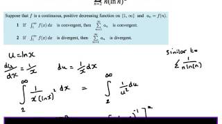 IB HL Mathematics Calculus Option Convergence Tests Past Paper Worked Solutions [upl. by Teresa]