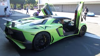 Lamborghini Aventador SV w Balboni Exhaust w startup [upl. by Lattonia]