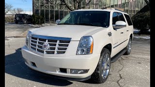 19k Mile 2010 Cadillac Escalade ESV Walk Around and Drive [upl. by Tjader]