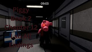 piggy book 2 chapter 12 Lab playthrough all endings [upl. by Nauqes]