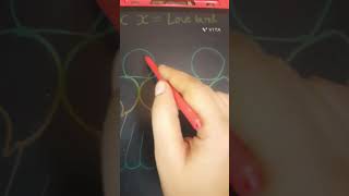 How to draw using letter XX digital unik idea [upl. by Nelon]