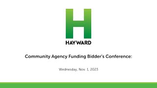 Community Agency Funding Bidder’s Conference FY202425 Application Round [upl. by Gnidleif896]