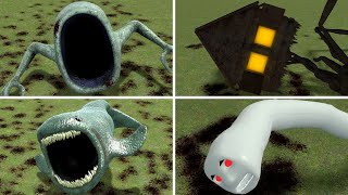 SEA EATER HOUSE HEAD THE BLOOP CURSED THOMAS VS ALL TREVOR HENDERSON EVERY DEATH POSITION In GMOD [upl. by Anas245]