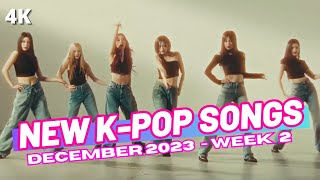 NEW KPOP SONGS  DECEMBER 2023 WEEK 2 [upl. by Celestyn]