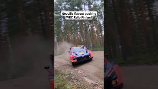 Neuville flat out full send top speed pushing WRC Rally Finland rally wrc rallye fun [upl. by Elahcim]