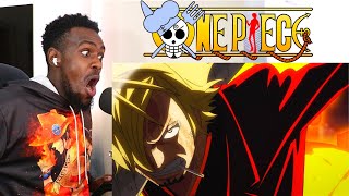 SANJI TO THE RESCUE ONE PIECE EPISODE 1036 REACTION VIDEO [upl. by Yrret184]