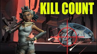 Star Wars Steela Gerrara kill count [upl. by Oinotnaocram836]