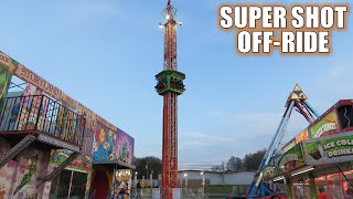 Super Shot OffRide Footage Amusements of America ARM Drop Tower  NonCopyright [upl. by Arnoldo]