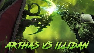 Arthas vs Illidan Legion Edition WoW machinima [upl. by Jared532]