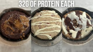 High Protein Low Calorie Baked Oats Recipes  3 Ways [upl. by Tnomel622]