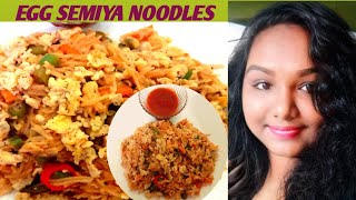 Vermicelli Egg Noodles Semiya Noodles Breakfast recipe Home made recipe Albys Kitchen World [upl. by Strade]