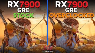 RX 7900 GRE Stock vs Overclocked  Tested in 15 games [upl. by Anelys555]