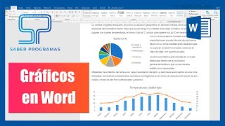 ✅ Crear GRÁFICOS en WORD  Gráficas estadísticas [upl. by Seena]