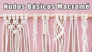 DIY mini PORTAMACETAS de MACRAME paso a paso PRINCIPIANTESDIY Macrame Plant Hanger for Beginners [upl. by Summer]