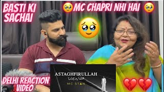 Reaction With Mom  MC STAN  ASTAGHFIRULLAH  OFFICAL MUSIC VIDEO  2 k 19 MCSTANOFFICIAL666 [upl. by Nolek]