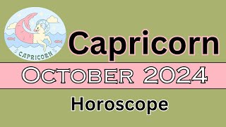 Capricorn Horoscope October 2024 [upl. by Kenney735]