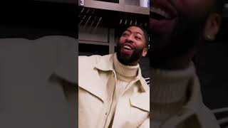 quotCongratulations to ADquot  Lakers locker room reacts to AD making the AllStar team [upl. by Ryle]