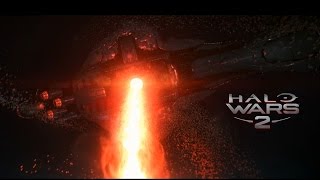 Halo Wars 2 Cinematic  Destroying the Banished Carrier [upl. by Jamieson]