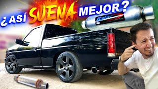 SISTEMA de ESCAPE MODIFICADO en PICKUP D21  SONIDO DEPORTIVO   OrdoTunes [upl. by Acirderf]